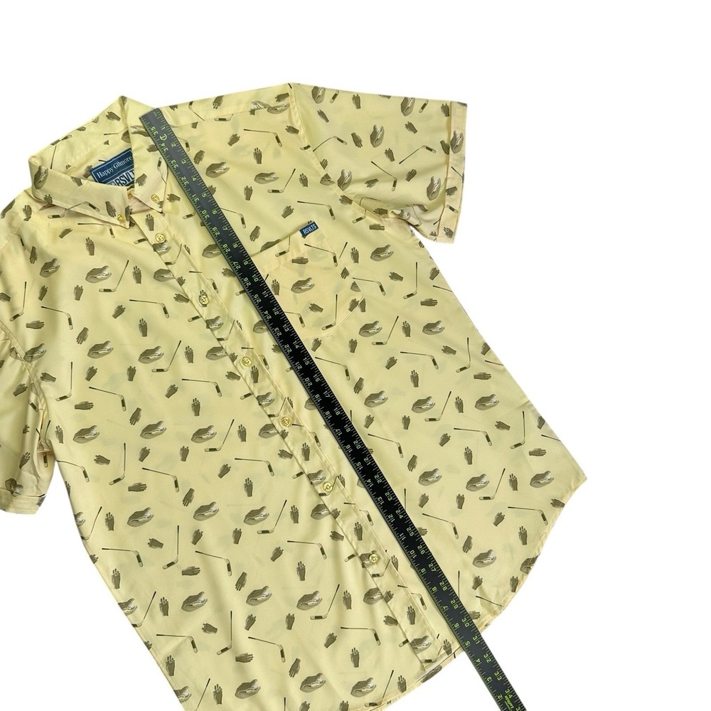 RSVLTS Golf Happy Gilmore Breakfast Balls Button Shirt Men Large Play for Chubbs - Picture 4 of 10